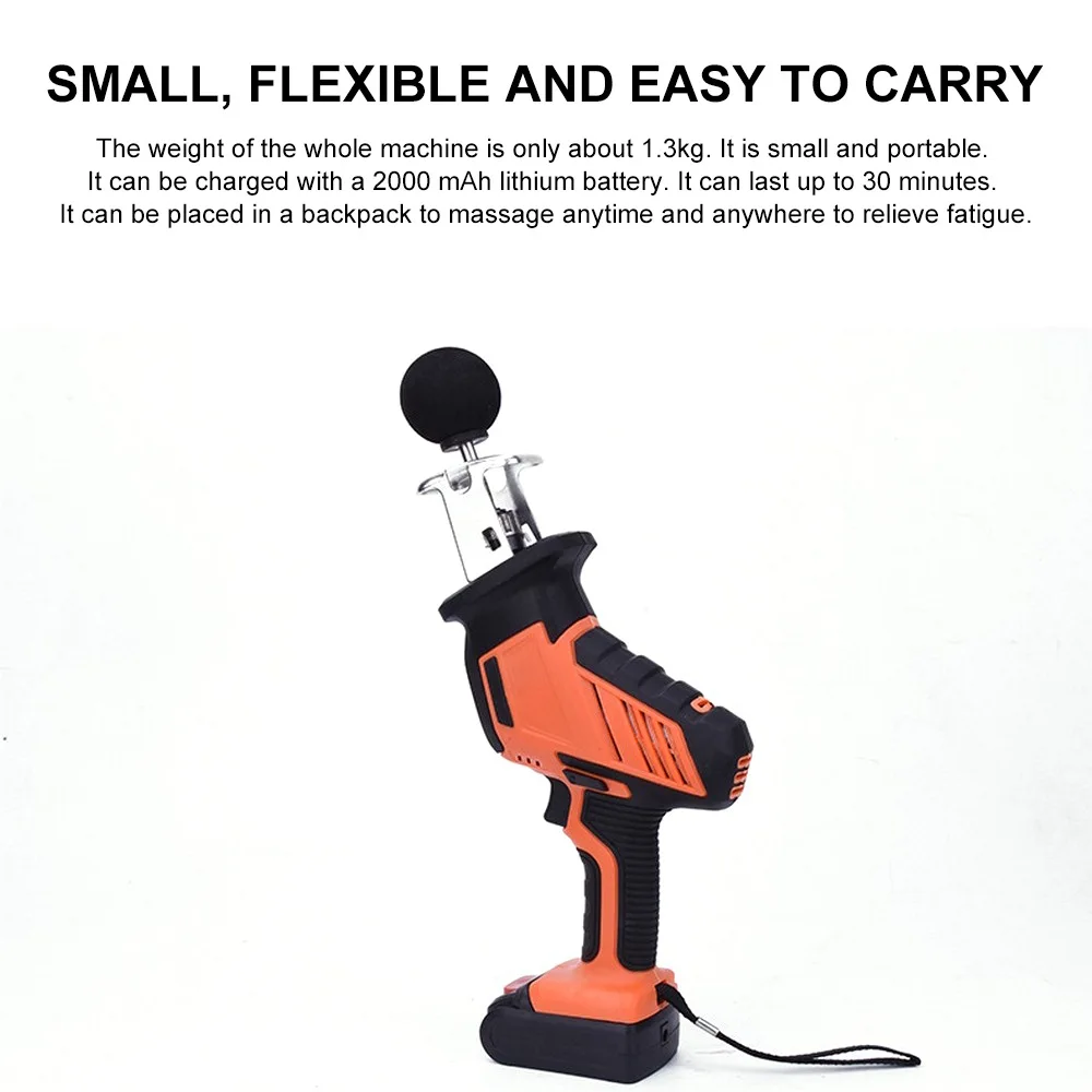 6 головы терапия тела массажный пистолет DIY электронная Вибрация глубокий массаж