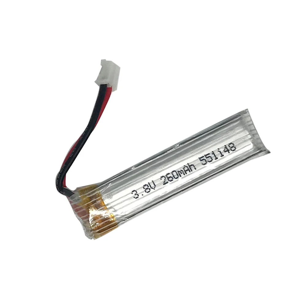 5 шт./лот 3 8 В 260 мАч 45C/90C 1S Lipo батарея для US65 UK65 QX65 UR65 Mobula7 Drone RC Quadcopter PH2.0 Plug V|Детали и