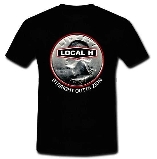 LOCAL H Sraight Out Zion Post Grunge Hole Mad сезонная футболка S M L XL 2XL 3XL забавная повседневная
