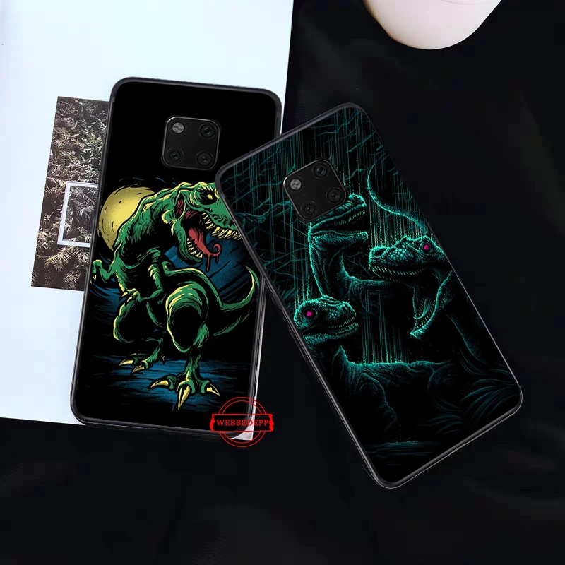 Силиконовый чехол в стиле ретро с динозавром для Huawei Mate 10 Pro 20 30 Lite Nova 2i 3 3i 4 Y5 Y6 3018 Y7