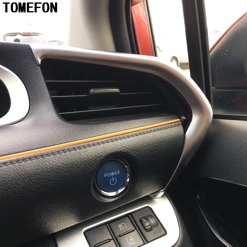 TOMEFON ABS хром для Toyota sienta 2016 2017 NHP170 передний держатель стакана воды внутренний