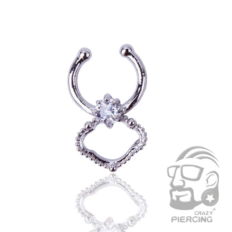 Кольцо для носа золотого/серебряного цвета ювелирный пирсинг тела | Украшения и