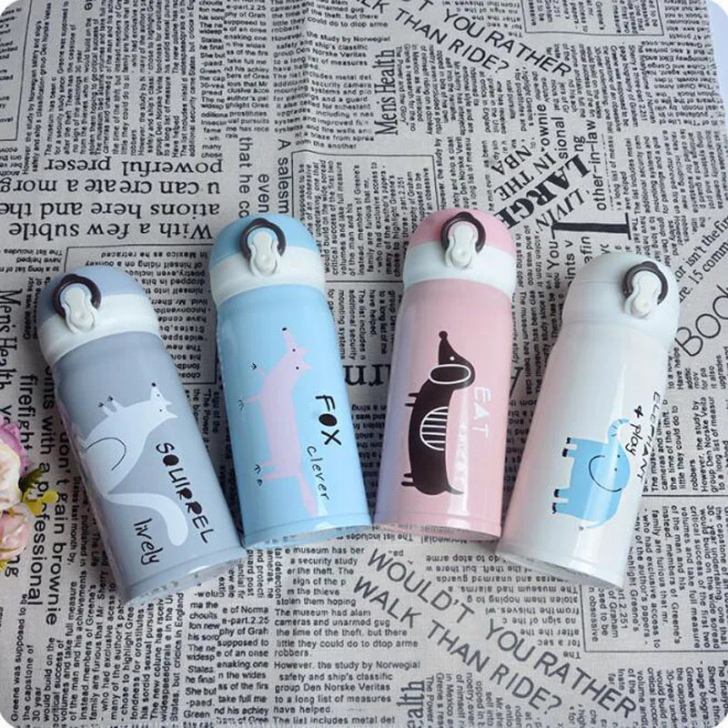 Горячая мультфильм ребенок Термокружка Нержавеющая сталь термосы Для женщин My