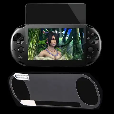 Закаленное стекло, передняя + задняя прозрачная Защитная крышка для экрана, Защитная пленка для Sony PlayStation Psvita PS Vita PSV 2000 Slim