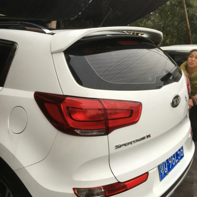 Спойлер для Kia sportage 2011 2017 спойлер светильник ственный из ABS материала заднего
