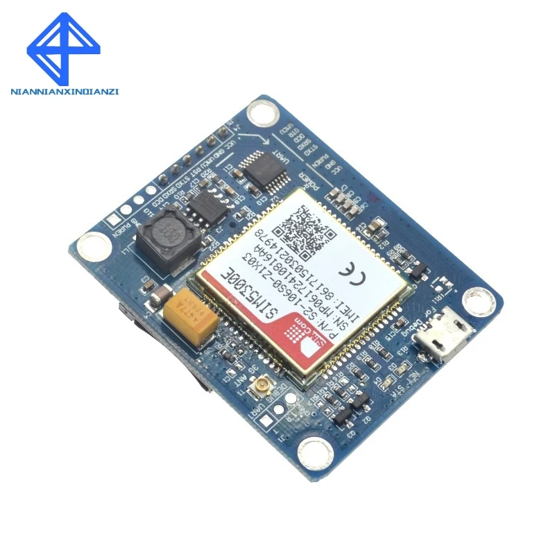 Макетная плата SIM5300E 3G для модуля четырехдиапазонная GSM GPRS GPS SMS с антенной PCB|development