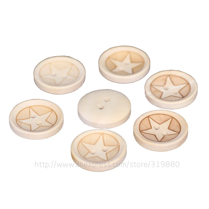 Украшения для скрапбукинга со звездами и двумя отверстиями аксессуары одежды