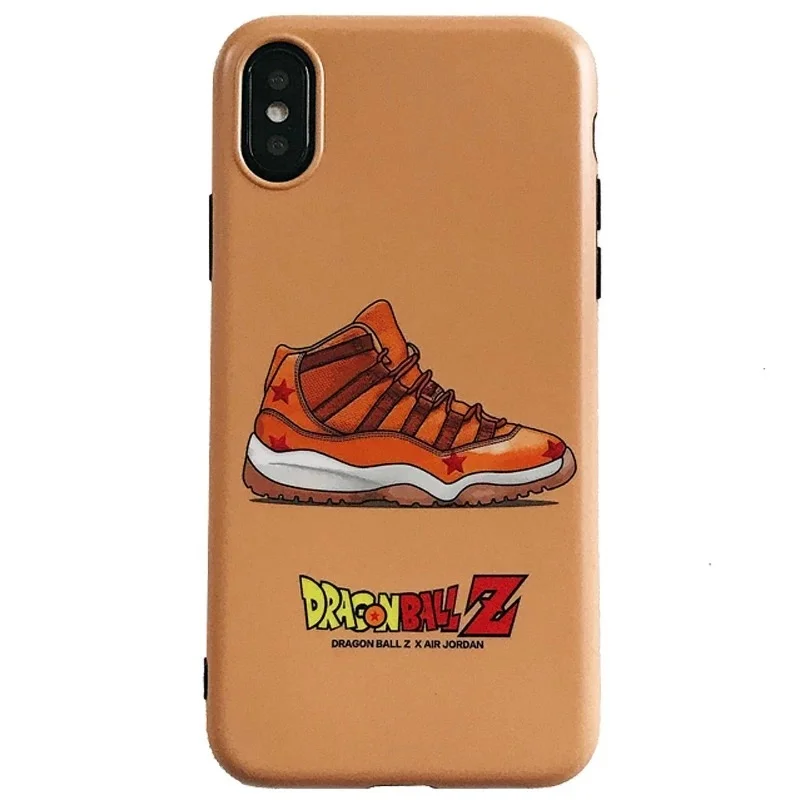 Phone Case For IPhone 6 6S 7 8 Plus Hot Air Dragon Ball Jordan AJ1 Sport Shoes Design Soft Back Cover X 10 XS Max XR |