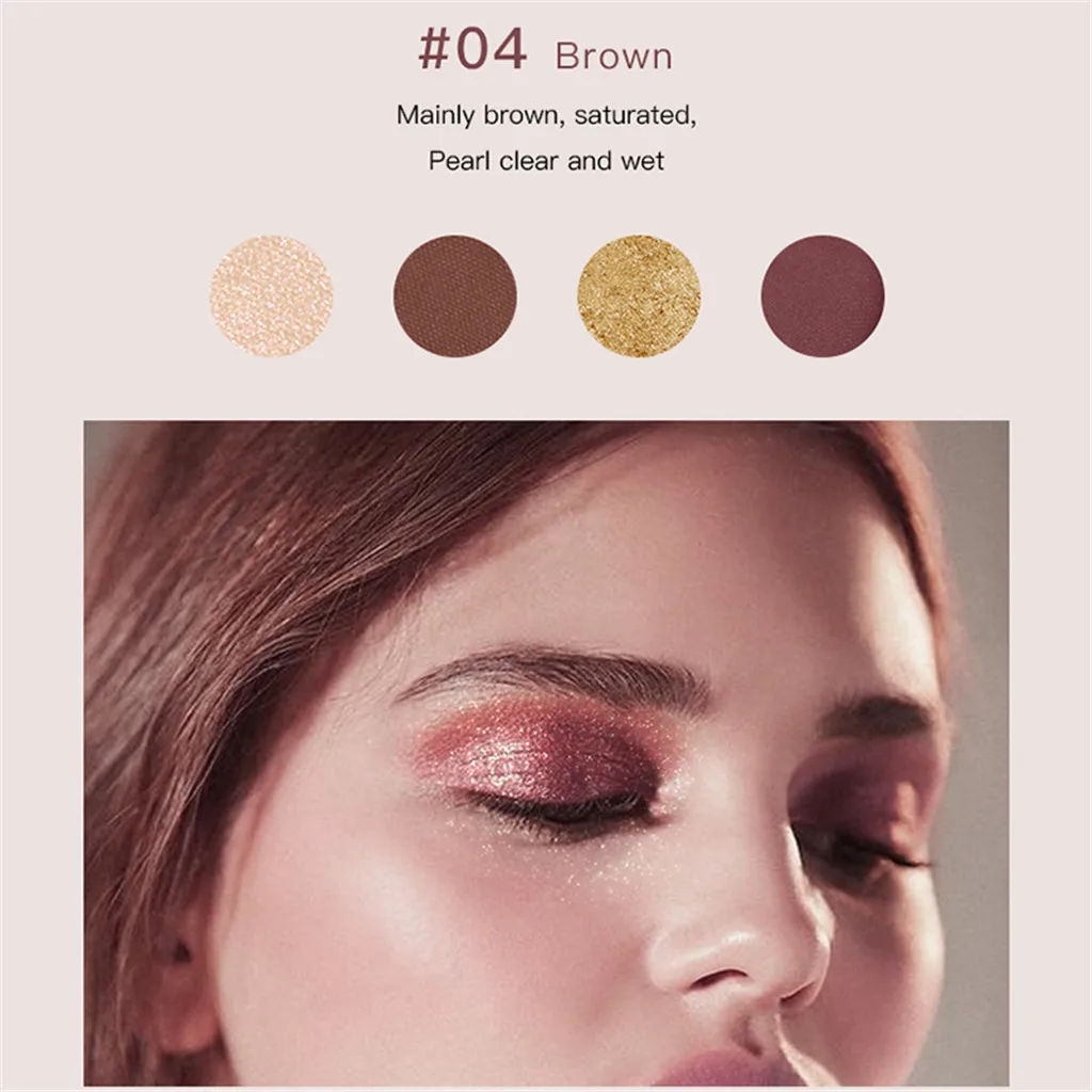 Новые 2019 косметические матовые кремовые тени палитра для макияжа с шиммером