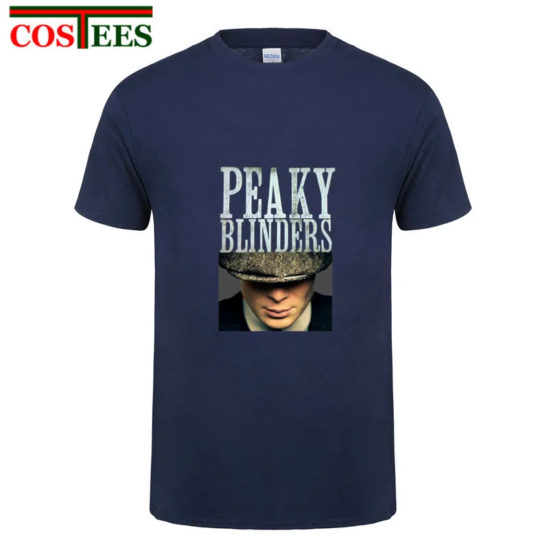 2018 vestido по заказу Peaky Blinders Футболка Мужская винтажная Shelby Bros футболка Blinder Ретро