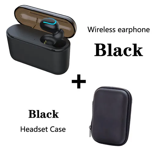 single add bag Для Iphone Android Earpod Bluetooth 5,0 наушники стерео беспроводные наушники, 1500 мАч зарядная коробка Q32 наушники гарнитура PK i10 - Цвет: single add bag