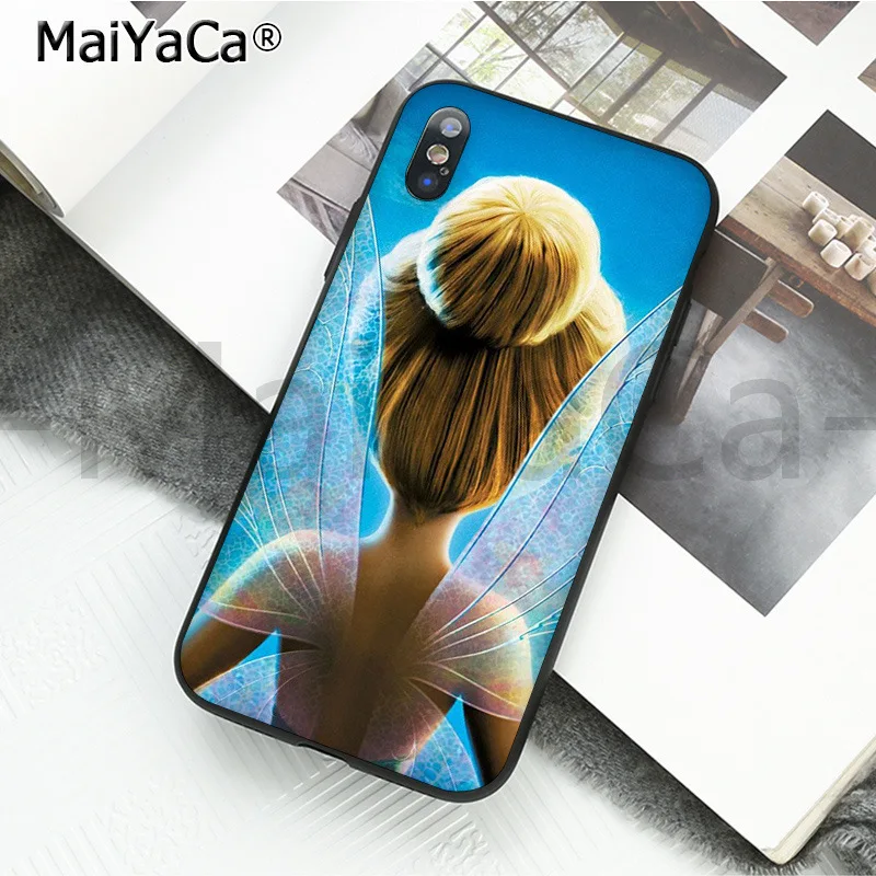 MaiYaCa Забавный чехол для телефона, чехол Питер Пэн, Венди, Тинкербелл, Динь-Динь, для Apple iphone 11 pro 8 7 66S Plus X XS MAX 5S SE XR