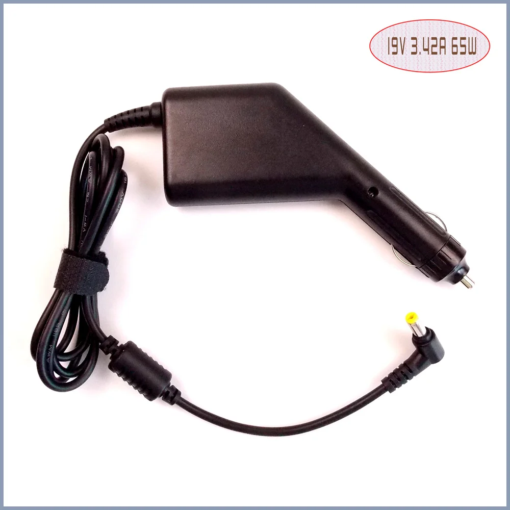 Ноутбук автомобильный DC адаптер зарядное устройство источник питания + USB порт