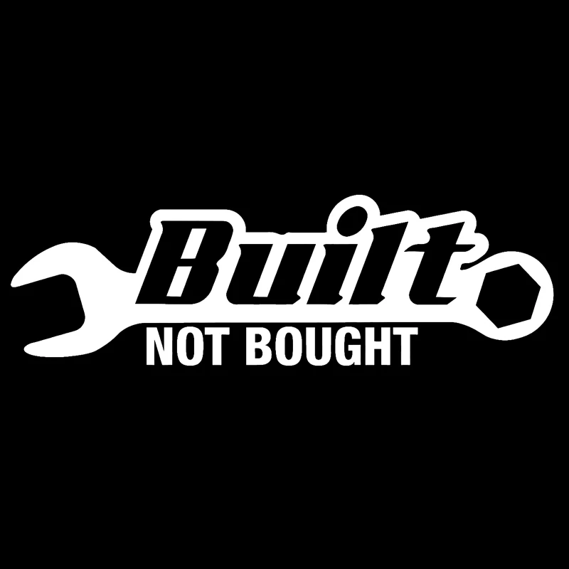 HotMeiNi наклейка для автомобилей Jdm Стайлинг на бампер окно водонепроницаемое Built Not