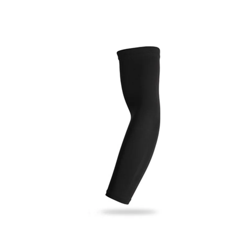 1 Piece Black Стоящая Спортивная рука компрессионный рукав баскетбол велоспорт рука грелка Лето Бег УФ Защита волейбол солнцезащитный крем полосы - Цвет: 1 Piece Black