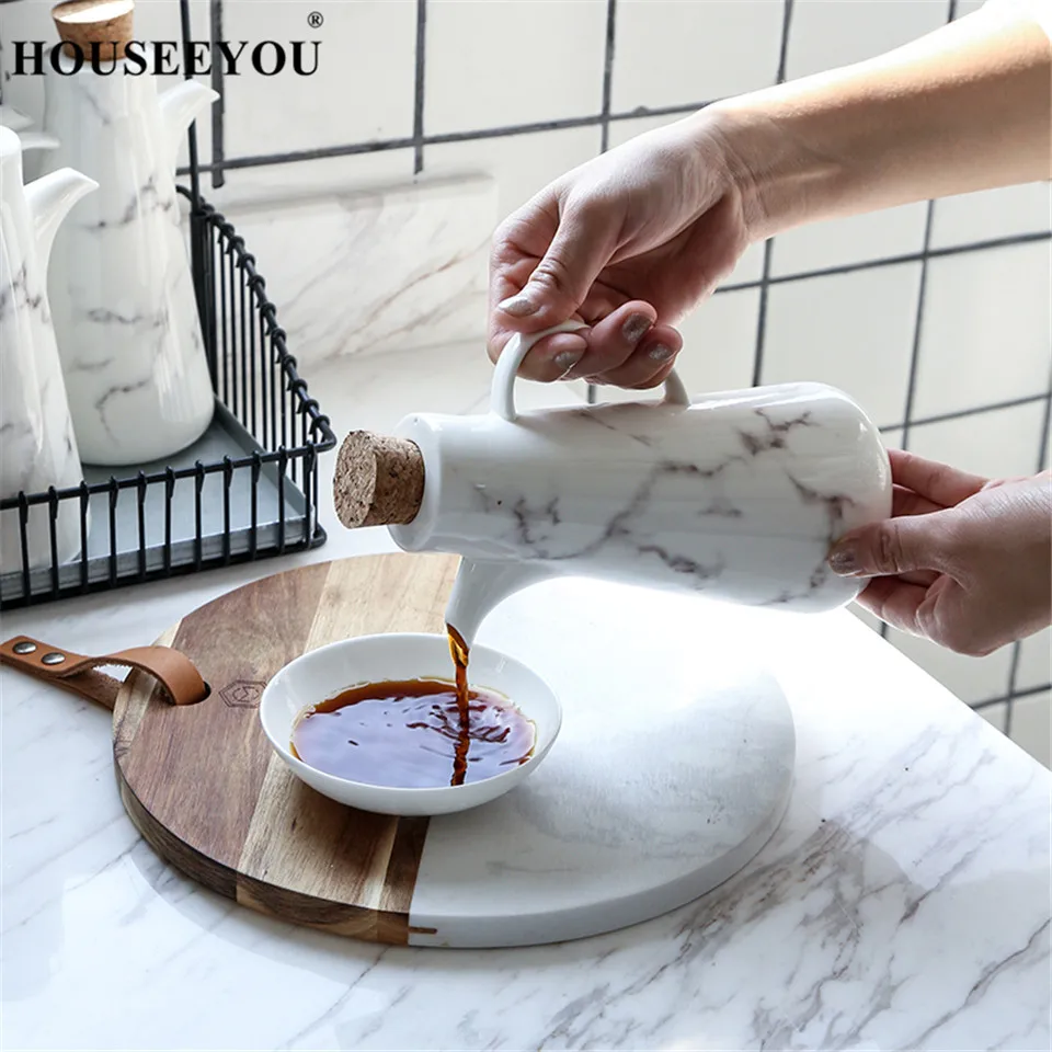 Кастрюля для оливкового масла HOUSEEYOU в скандинавском стиле бутылка уксуса и сои