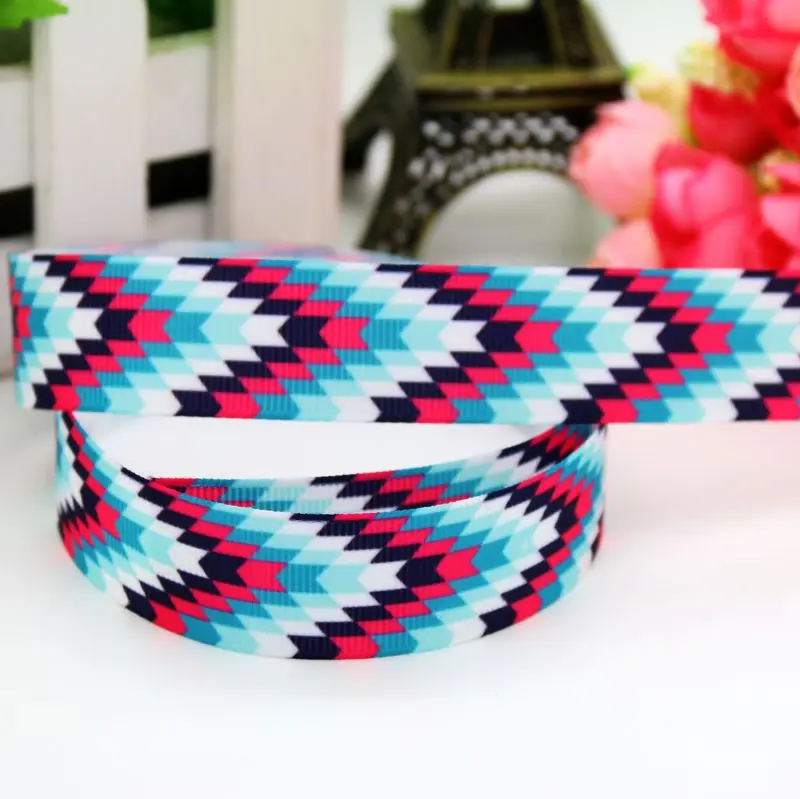 7/8 ''Бесплатная доставка этнический рисунок стрел лента для волос головной