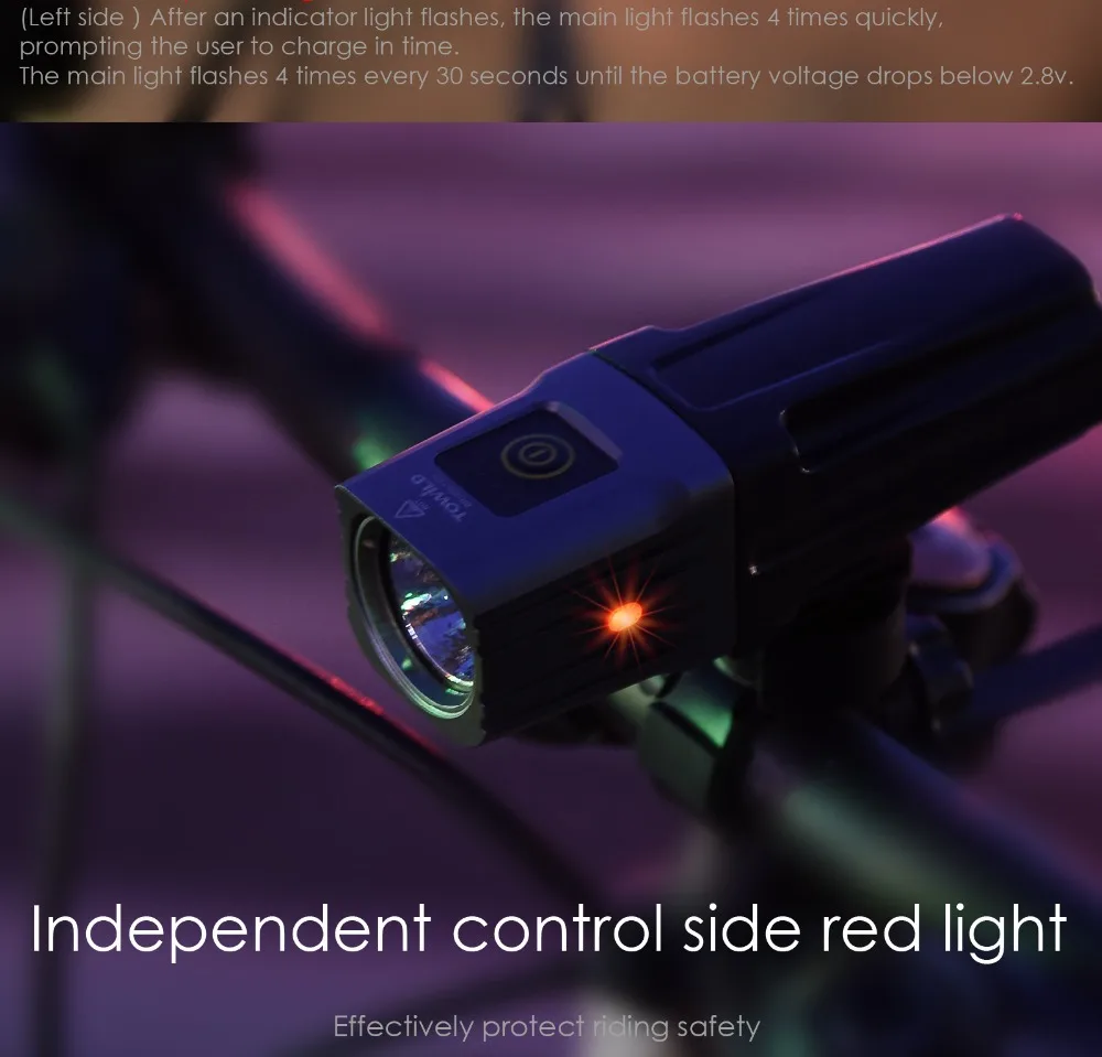 TOWILD BR1600 Cree XHP35 светодиодный 1600 люмен IPX6 Водонепроницаемый USB Перезаряжаемый велосипед с батареей