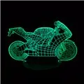 XXXTentacion MJ Billie Eilish Johnny Hallyday 3D лампа Иллюзия светодиодный USB сенсорный RGB 7 цветов Фредди Меркьюри певец подарки другу