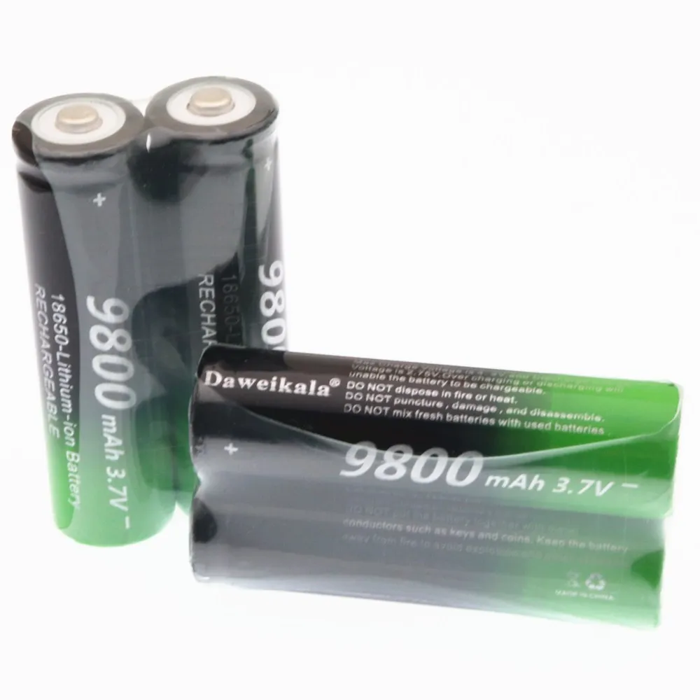 Новинка 18650 3,7 V 9800 mAh литий-ионная аккумуляторная батарея литий-ионные батареи для фонарика фары электронная игрушка, Прямая поставка