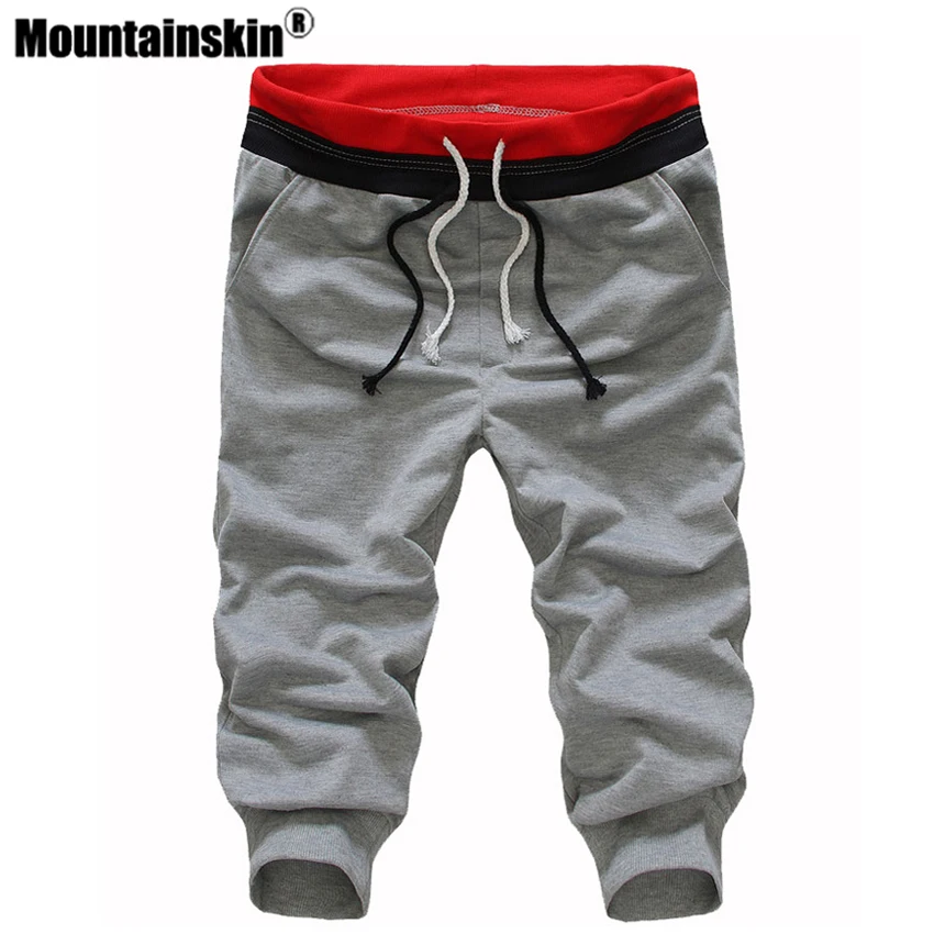 Горная кожа летние мужские для отдыха до середины икры Длина укороченные Штаны