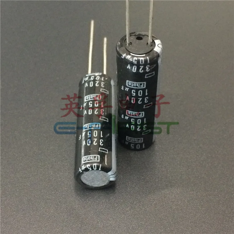 10 шт./30 шт. Nippon Chemical 320v105uf флэш конденсатор фотовспышка 10X35 Бесплатная