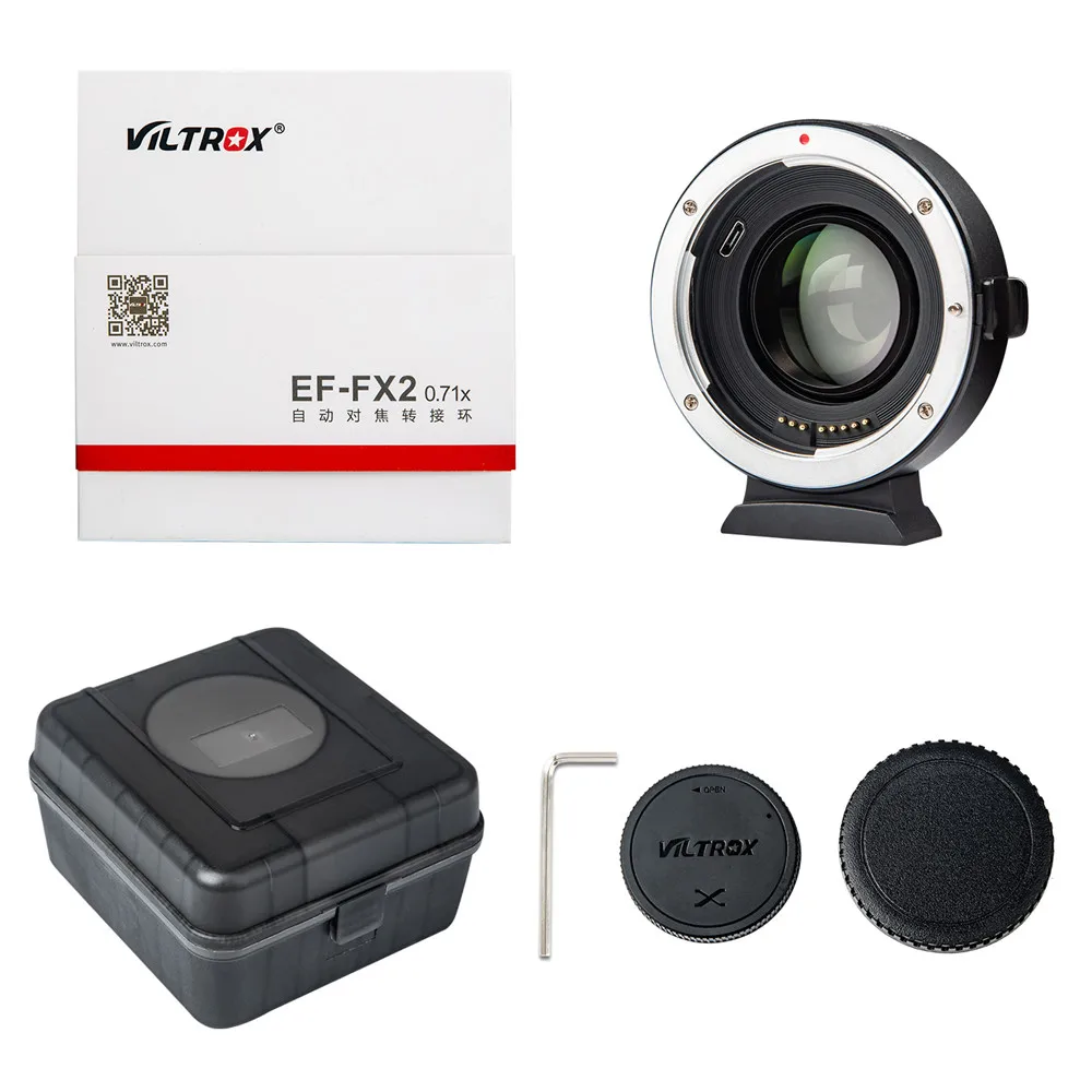 Адаптер для объектива Viltrox с автофокусом 0 71x Canon EF FUJIFILM Fuji X Mount камеры креплением