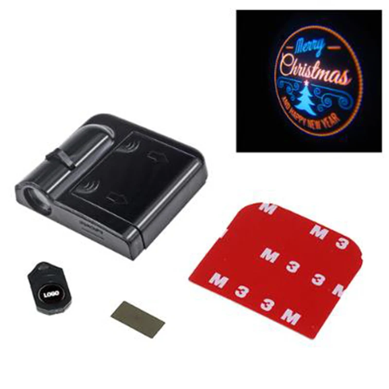 Новинка 2019 Рождественская Автомобильная Лампа для проектора без дрели