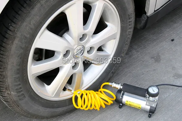 2015 горячая распродажа портативный насос постоянного тока 12 В 100PSI автомобильный