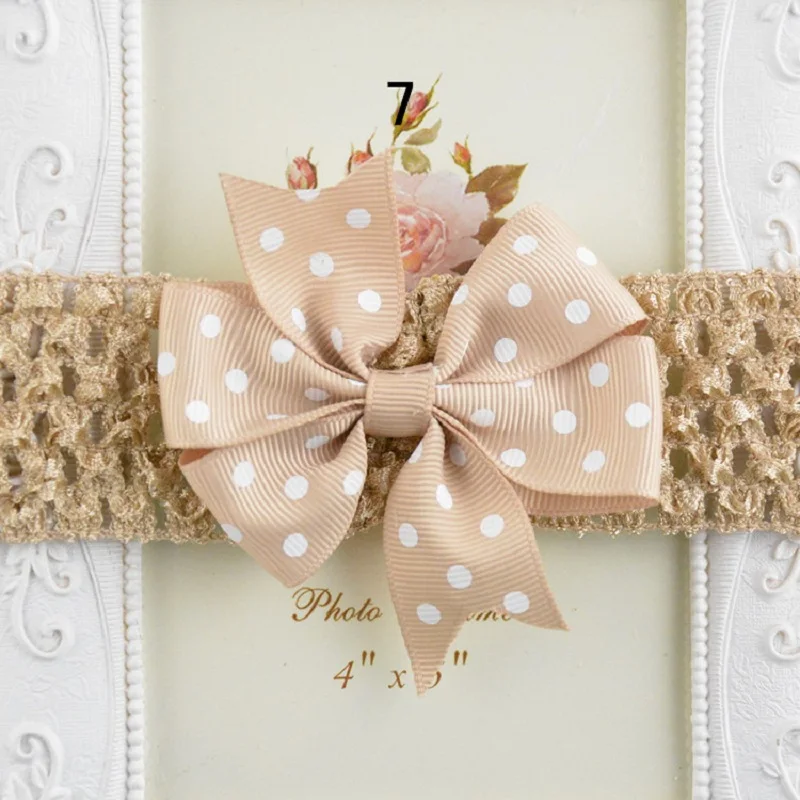 200 шт./лот повязка на голову для маленьких девочек Головной убор новорожденных