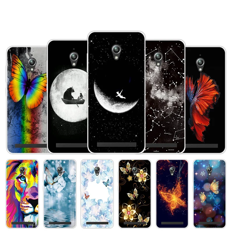 Силиконовый чехол для Asus Zenfone Go ZC500TG мягкий ZC ZC500 500 500TG TG Phone Coque Capa|Бамперы| |