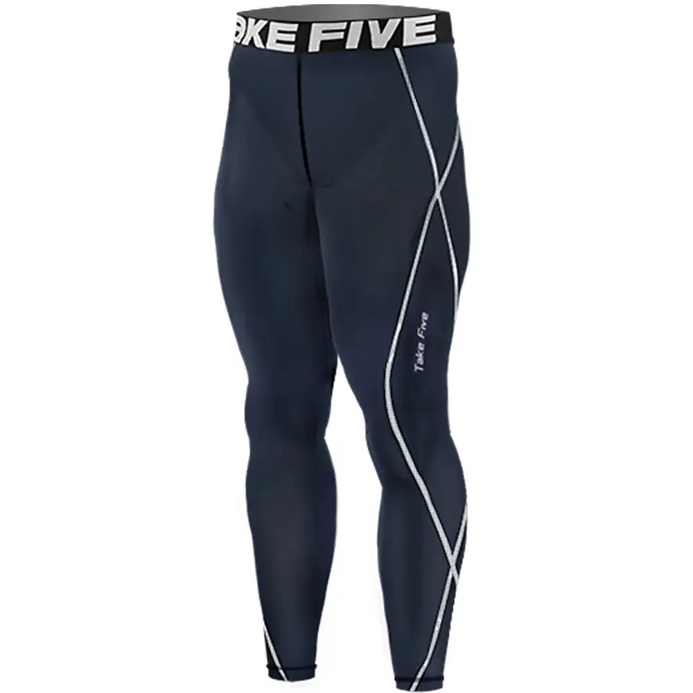 Новинка мужские компрессионные облегающие брюки с длинным рукавом