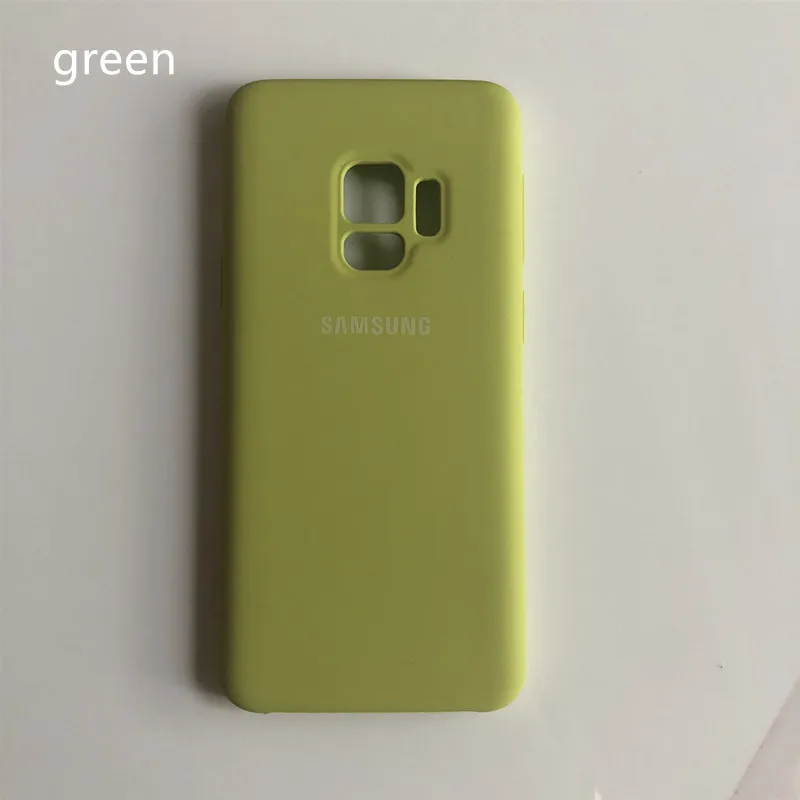 Жидкий силиконовый чехол для samsung galaxy S9/S9 Plus, шелковистый мягкий на ощупь защитный чехол на заднюю панель для galaxy s9/s9 plus