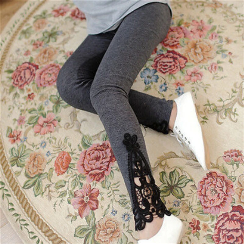 Новинка модные леггинсы женские кружевные трикотажные Стрейчевые джеггинсы