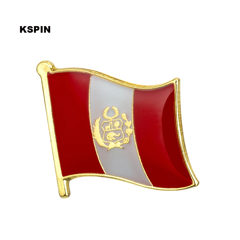 Перу флаг булавка новый значок на лацкан значки 10 шт.|badge badges|flag badgelot badges |
