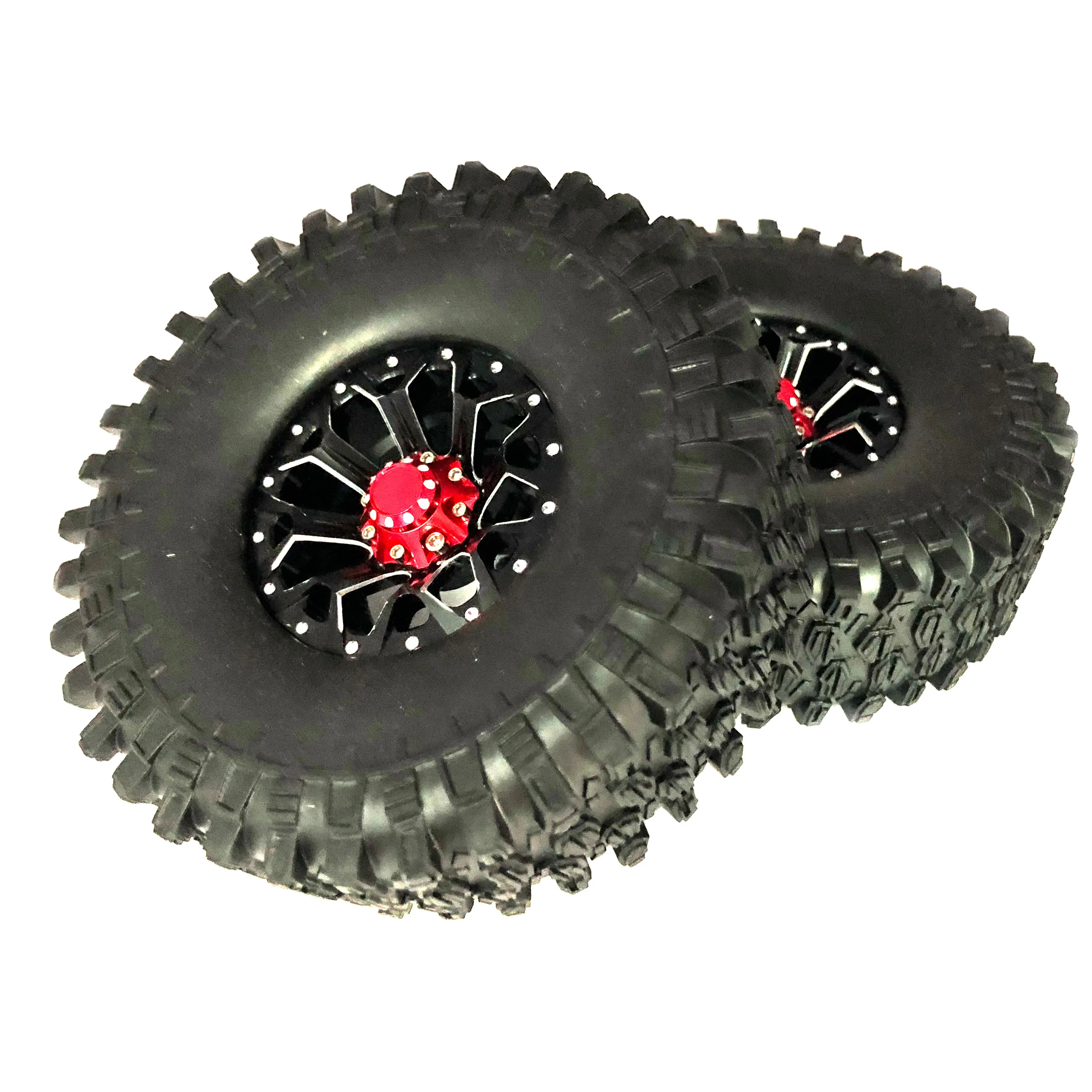 Yfan rc 4 шт. 1 9 &quotBeadlock обод колеса и набор резиновых шин для 1/10 RC Гусеничный SCX10 90046