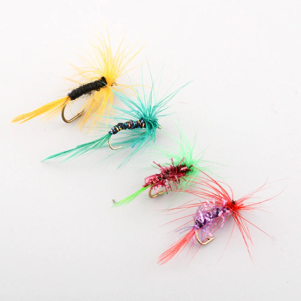 Набор из 4 шт. Различные Сухие Рыболовные Крючки снасти для рыбалки мухи ловли