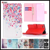 Для Funda Huawe P8 lite чехол с откидной крышкой и окошком для просмотра ответа для huawei P8 lite ALE-l21 кожаный чехол s корпус батареи