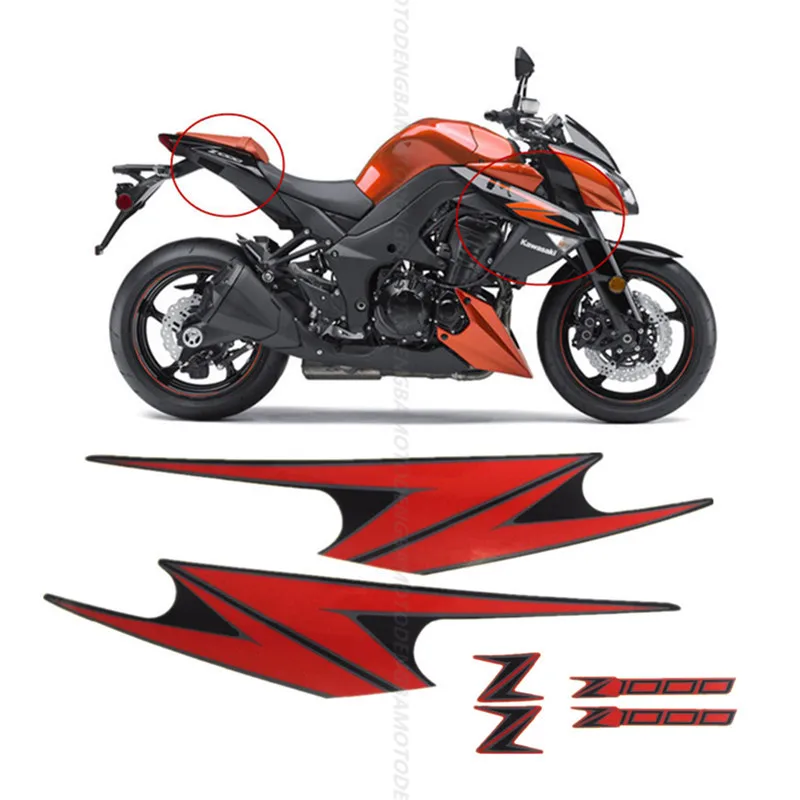 Мотоцикл весь автомобиль наклейка на обтекатель для Kawasaki Z1000 z1000