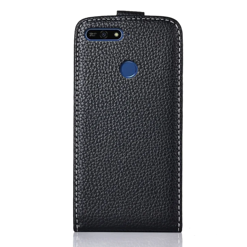Кожаный флип-чехол для Huawei Honor 7A 6A 8A 7C 6C Pro Y5 Y6 Y9 Prime 2018 вертикальный мультяшный