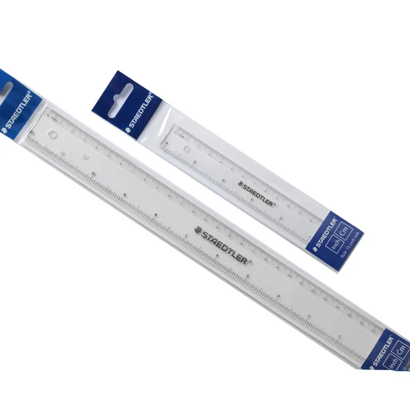 Staedtler Пластик прозрачная линейка 15 см/30 см Длина страница с шаблоном линейка прямая инструменты для рисования канцелярские товары для школы поставки математика