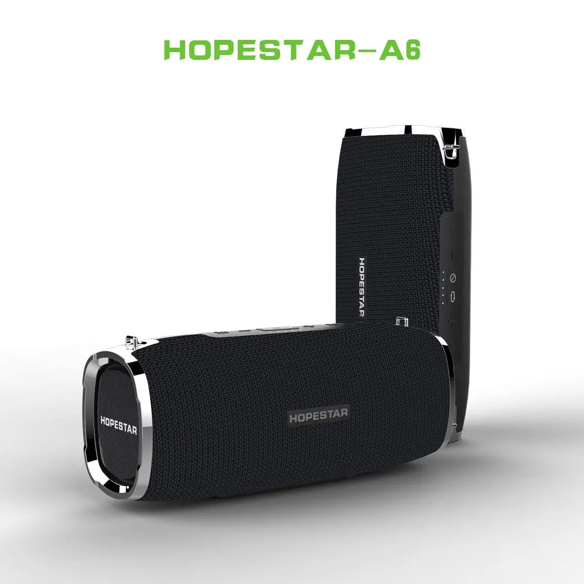 black 35 Вт Водонепроницаемый Hopestar A6 Bluetooth динамик аудио Бас Сабвуфер открытый портативный беспроводной динамик+ Мобильная мощность - Цвет: black