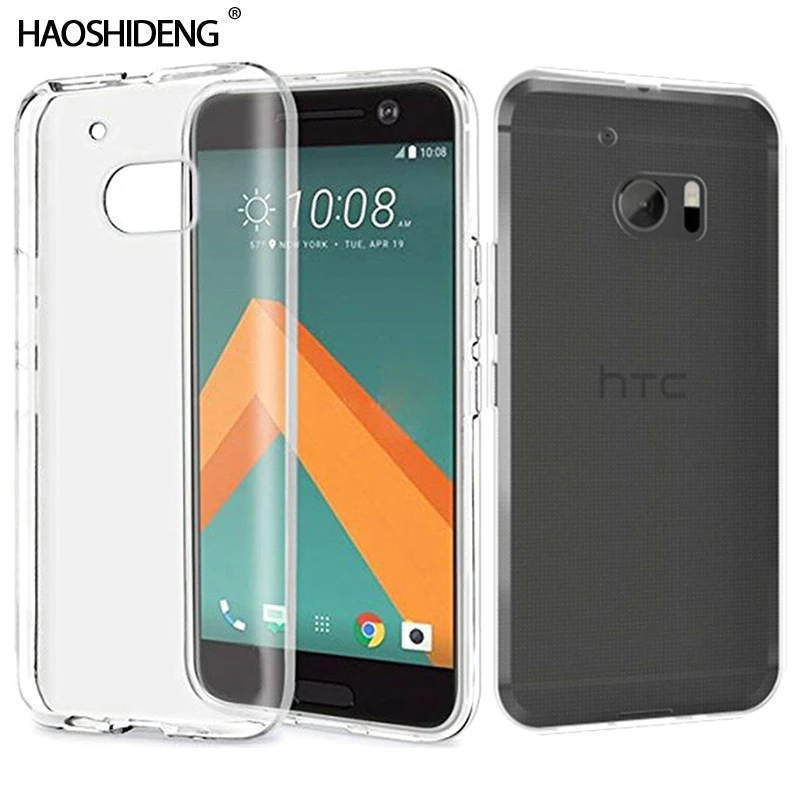 Чехол для HTC 10 Силиконовый прочный прозрачный мягкий чехол из ТПУ защитный на