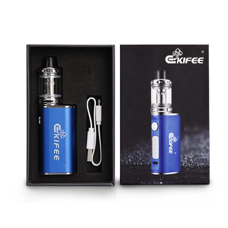 Ekifee 100 Вт Mod Starter наборы огромный дым 3 0 мл бак vape biukt в 2000 мАч батарея электронная