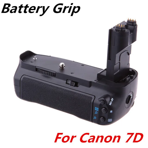 Черный высокая силы проектирование пластик аккумулятор захват для Canon EOS 7D DSLR