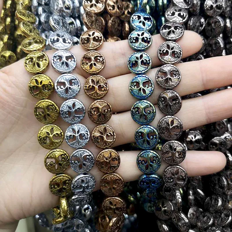 Бусины россыпью из гематита 5 цветов|Бусины| |