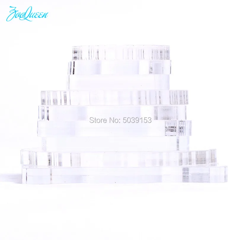 Прозрачный акриловый штамповочный блок инструмент для скрапбукинга/Набор