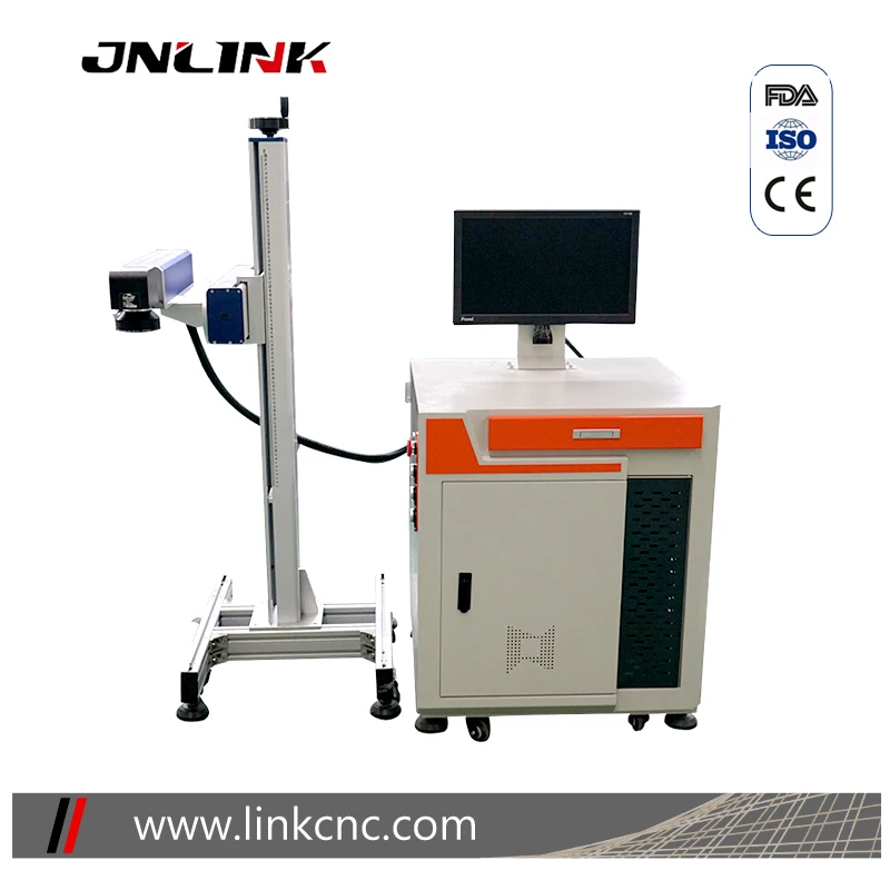 JNLINK лазерная маркировочная машина волокна 20 Вт 30 50 100 серебряное золото лазерный
