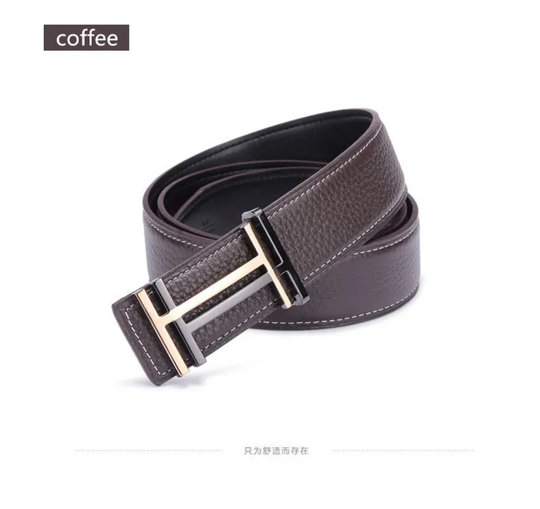 Люксовый бренд H пряжки ремня для мужчин Мода Высокого Качества воловьей Кожи