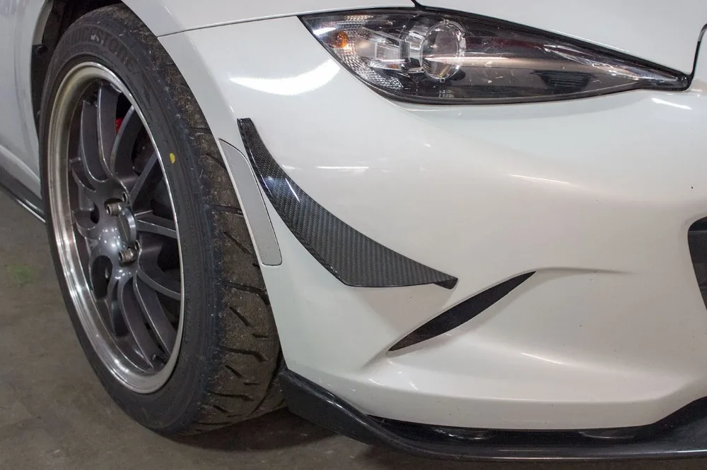 Автомобильный Стайлинг для Mazda MX5 Miata ND Verus стиль углеродное волокно передний